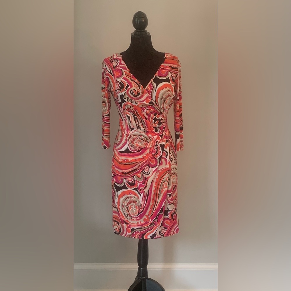 Laundry by Design, Faux Wrap Dress